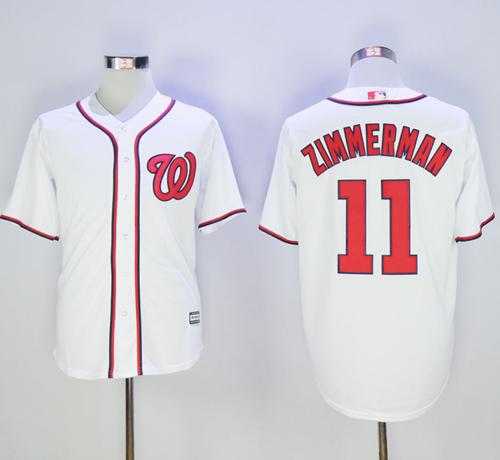 Washington Nationals #11 Ryan Zimmerman White New Cool Base Stitched MLB Jersey