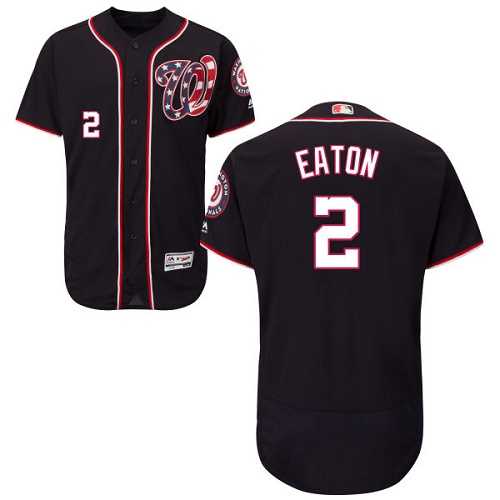 Washington Nationals #2 Adam Eaton Navy Blue Flexbase Authentic Collection Stitched MLB Jersey