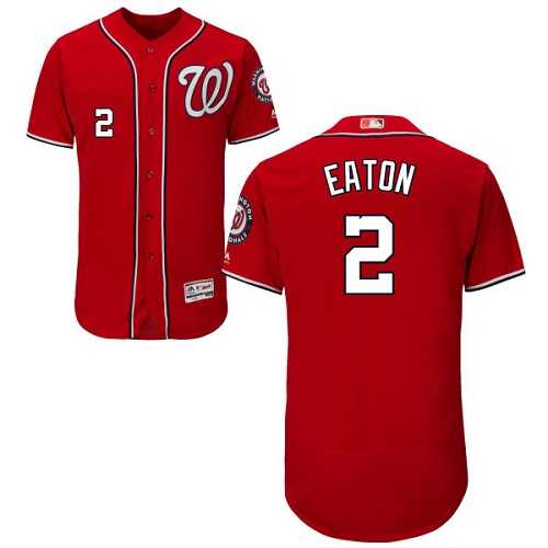 Washington Nationals #2 Adam Eaton Red Flexbase Authentic Collection Stitched MLB Jersey