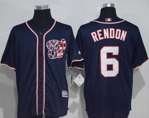 Washington Nationals #6 Anthony Rendon Navy Blue New Cool Base Stitched MLB Jersey