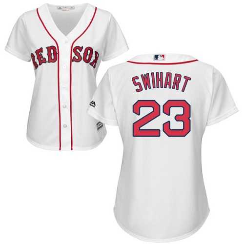 Women's Boston Red Sox #23 Blake Swihart White Home Stitched MLB Jersey