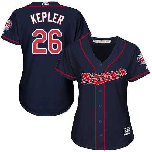 Women's Minnesota Twins #26 Max Kepler Navy Blue Alternate Stitched MLB Jersey