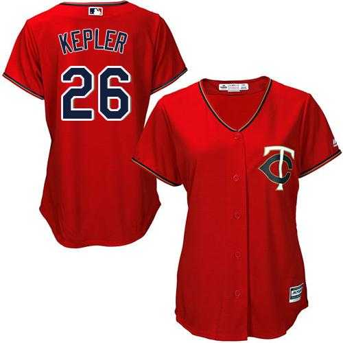 Women's Minnesota Twins #26 Max Kepler Red Alternate Stitched MLB Jersey Women's Minnesota Twins #26 Max Kepler Red Alternate Stitched MLB Jersey