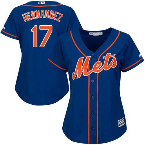 Women's New York Mets #17 Keith Hernandez Blue Alternate Stitched MLB Jersey Women's New York Mets #17 Keith Hernandez Blue Alternate Stitched MLB Jersey
