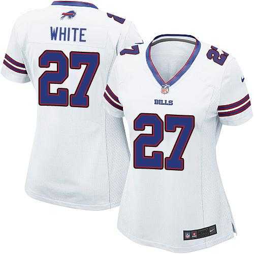 Women's Nike Buffalo Bills #27 Tre'Davious White White Stitched NFL Elite Jersey