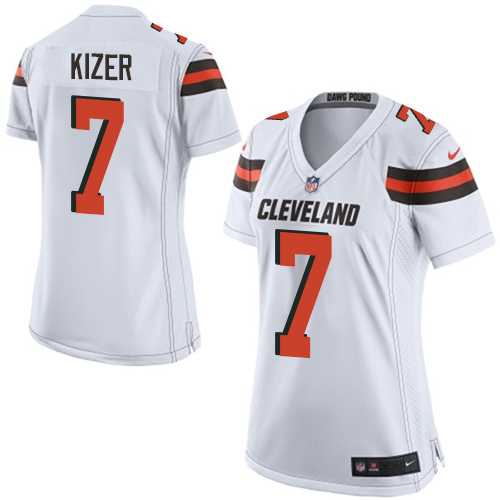Women's Nike Cleveland Browns #7 DeShone Kizer White Stitched NFL New Elite Jersey