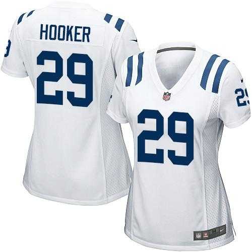 Women's Nike Indianapolis Colts #29 Malik Hooker White Stitched NFL Elite Jersey
