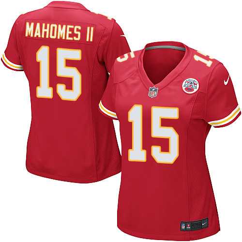 Women's Nike Kansas City Chiefs #15 Patrick Mahomes II Red Team Color Stitched NFL Elite Jersey