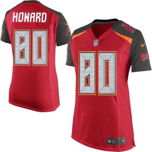 Women's Nike Tampa Bay Buccaneers #80 O. J. Howard Red Team Color Stitched NFL New Elite Jersey