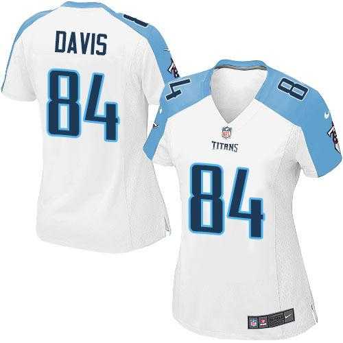 Women's Nike Tennessee Titans #84 Corey Davis White Stitched NFL Elite Jersey