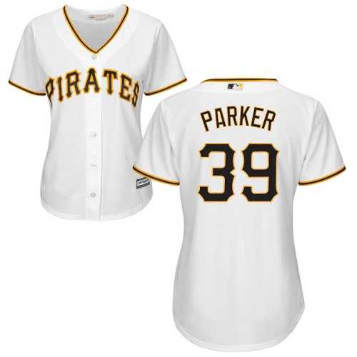 Women's Pittsburgh Pirates #39 Dave Parker White Home Stitched MLB Jersey