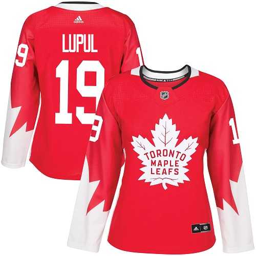 Women's Toronto Maple Leafs #19 Joffrey Lupul Red Alternate Stitched NHL Jersey
