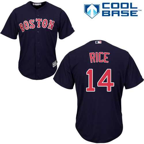 Youth Boston Red Sox #14 Jim Rice Navy Blue Cool Base Stitched MLB Jersey