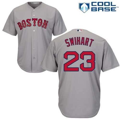 Youth Boston Red Sox #23 Blake Swihart Grey Cool Base Stitched MLB Jersey