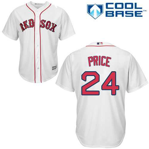Youth Boston Red Sox #24 David Price White Cool Base Stitched MLB Jersey Youth Boston Red Sox #24 David Price White Cool Base Stitched MLB Jersey