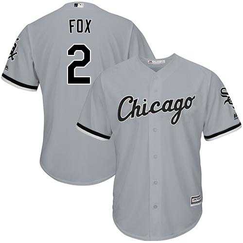 Youth Chicago White Sox #2 Nellie Fox Grey Road Cool Base Stitched MLB Jersey