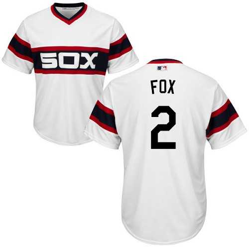 Youth Chicago White Sox #2 Nellie Fox White Alternate Home Cool Base Stitched MLB Jersey