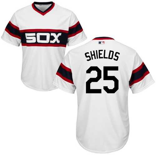 Youth Chicago White Sox #25 James Shields White Alternate Home Cool Base Stitched MLB Jersey