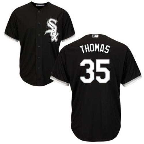 Youth Chicago White Sox #35 Frank Thomas Black Alternate Cool Base Stitched MLB Jersey