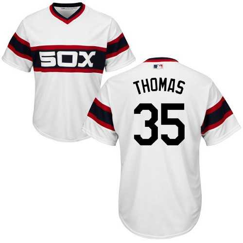 Youth Chicago White Sox #35 Frank Thomas White Alternate Home Cool Base Stitched MLB Jersey
