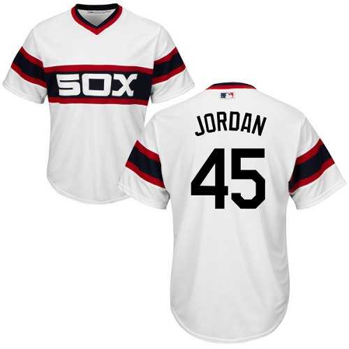 Youth Chicago White Sox #45 Michael Jordan White Alternate Home Cool Base Stitched MLB Jersey
