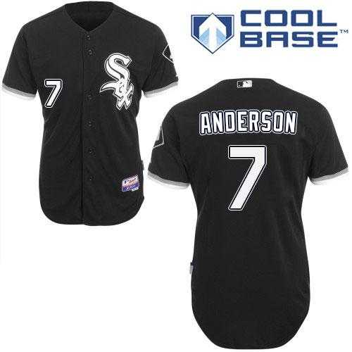 Youth Chicago White Sox #7 Tim Anderson Black Alternate Cool Base Stitched MLB Jersey