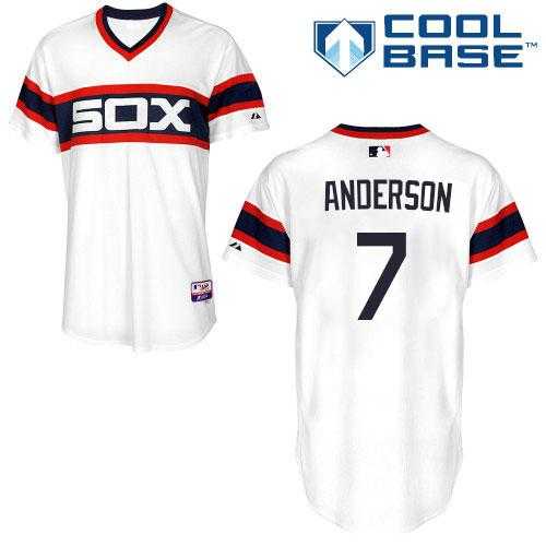 Youth Chicago White Sox #7 Tim Anderson White Alternate Home Cool Base Stitched MLB Jersey Youth Chicago White Sox #7 Tim Anderson White Alternate Home Cool Base Stitched MLB Jersey