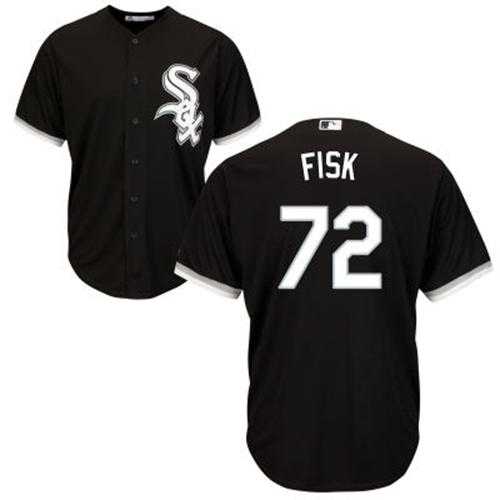 Youth Chicago White Sox #72 Carlton Fisk Black Alternate Cool Base Stitched MLB Jersey