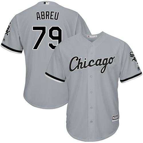 Youth Chicago White Sox #79 Jose Abreu Grey Road Cool Base Stitched MLB Jersey