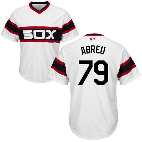 Youth Chicago White Sox #79 Jose Abreu White Alternate Home Cool Base Stitched MLB Jersey