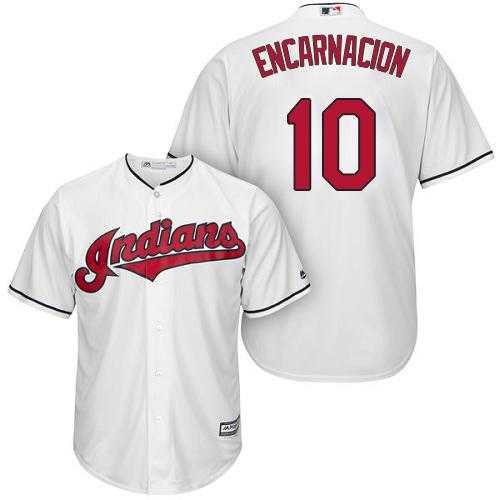 Youth Cleveland Indians #10 Edwin Encarnacion White Home StitchedMLB Jersey Youth Cleveland Indians #10 Edwin Encarnacion White Home StitchedMLB Jersey