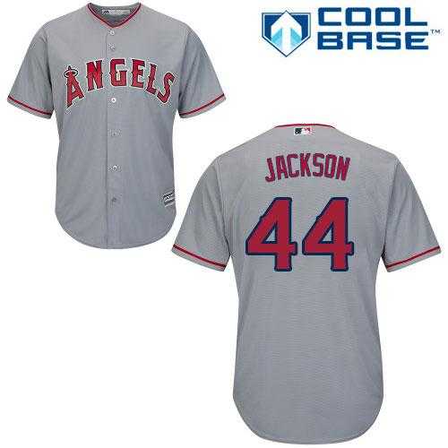 Youth Los Angeles Angels Of Anaheim #44 Reggie Jackson Grey Cool Base Stitched MLB Jersey