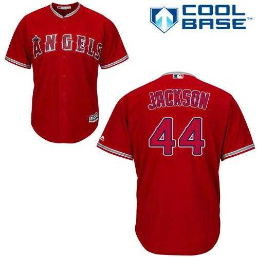 Youth Los Angeles Angels Of Anaheim #44 Reggie Jackson Red Cool Base Stitched MLB Jersey