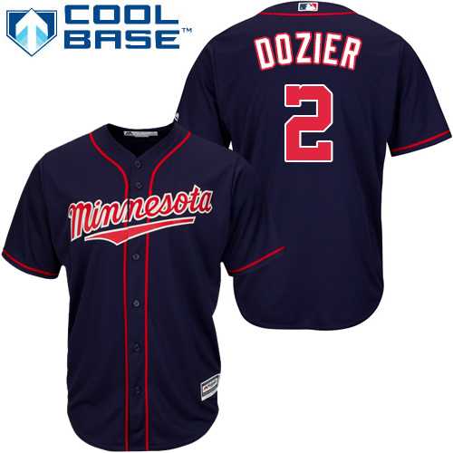 Youth Minnesota Twins #2 Brian Dozier Navy blue Cool Base Stitched MLB Jersey Youth Minnesota Twins #2 Brian Dozier Navy blue Cool Base Stitched MLB Jersey