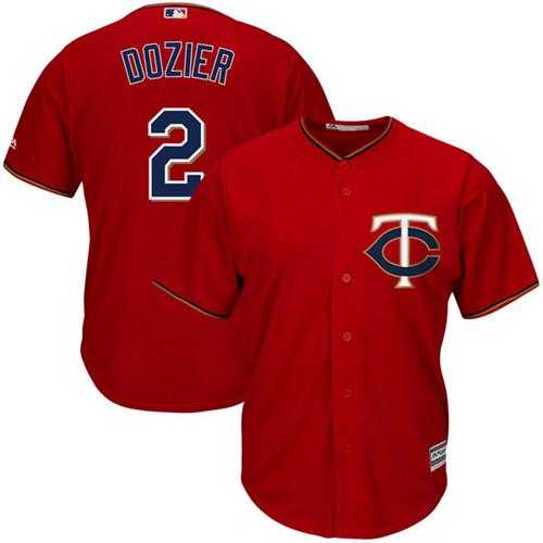 Youth Minnesota Twins #2 Brian Dozier Red Cool Base Stitched MLB Jersey