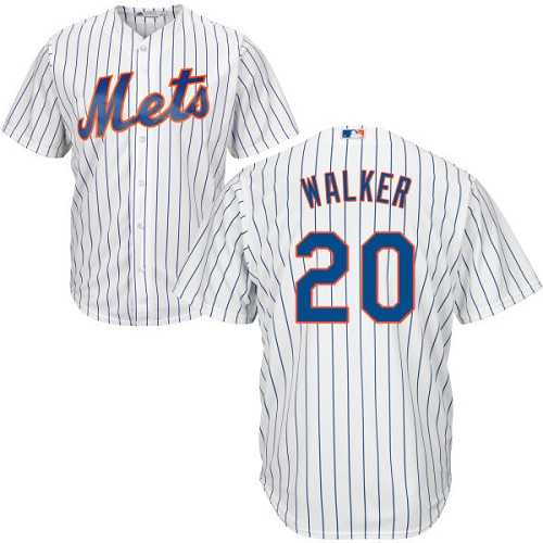 Youth New York Mets #20 Neil Walker White(Blue Strip) Cool Base Stitched MLB Jersey