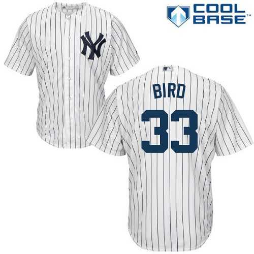 Youth New York Yankees #33 Greg Bird White Cool Base Stitched MLB Jersey