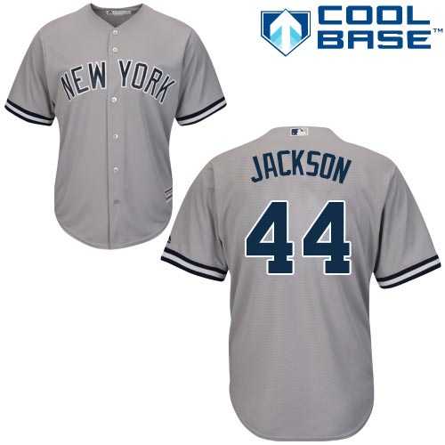 Youth New York Yankees #44 Reggie Jackson Grey Cool Base Stitched MLB Jersey