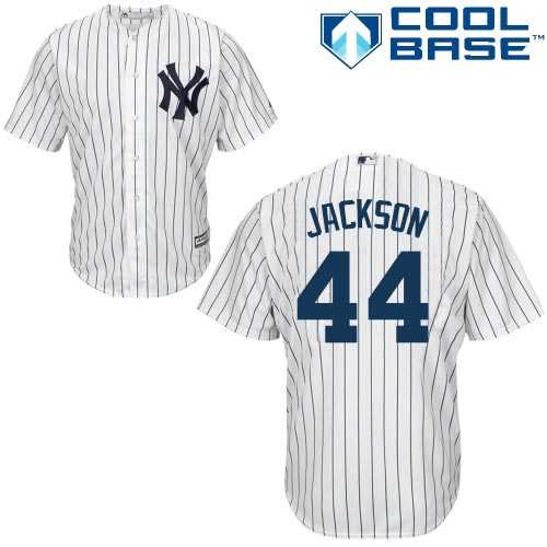 Youth New York Yankees #44 Reggie Jackson White Cool Base Stitched MLB Jersey