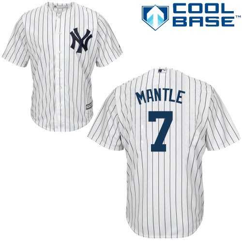 Youth New York Yankees #7 Mickey Mantle Stitched White MLB Jersey Youth New York Yankees #7 Mickey Mantle Stitched White MLB Jersey