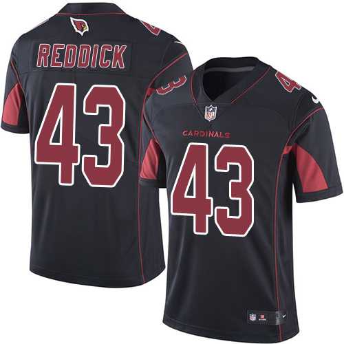 Youth Nike Arizona Cardinals #43 Haason Reddick Black Stitched NFL Limited Rush Jersey