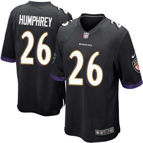 Youth Nike Baltimore Ravens #26 Marlon Humphrey Black Alternate Stitched NFL New Elite Jersey