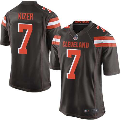 Youth Nike Cleveland Browns #7 DeShone Kizer Brown Team Color Stitched NFL New Elite Jersey