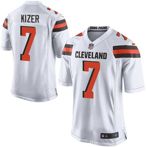 Youth Nike Cleveland Browns #7 DeShone Kizer White Stitched NFL New Elite Jersey