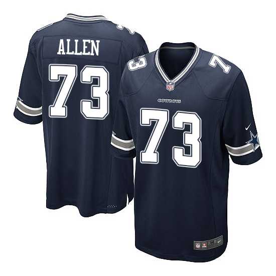 Youth Nike Dallas Cowboys #73 Larry Allen Navy Blue Stitched NFL jersey
