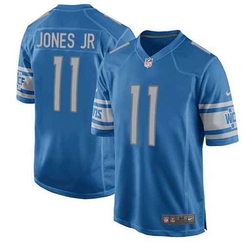 Youth Nike Detroit Lions #11 Marvin Jones Jr Light Blue Team Color Stitched NFL Elite Jersey