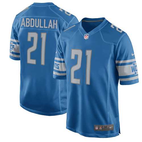 Youth Nike Detroit Lions #21 Ameer Abdullah Light Blue Team Color Stitched NFL Elite Jersey