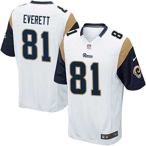 Youth Nike Los Angeles Rams #81 Gerald Everett White Stitched NFL Elite Jersey