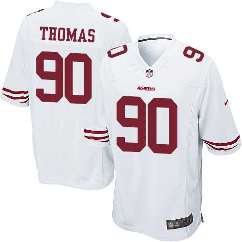Youth Nike San Francisco 49ers #90 Solomon Thomas White Stitched NFL Elite Jersey