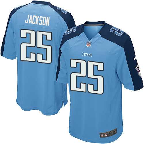 Youth Nike Tennessee Titans #25 Adoree' Jackson Light Blue Team Color Stitched NFL Elite Jersey